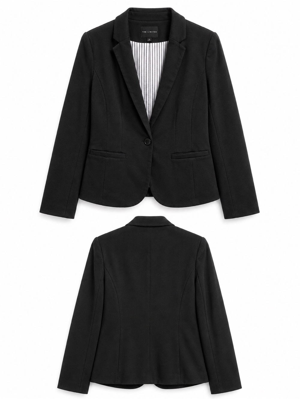 The Limited Black Single-Button Tailored Blazer
